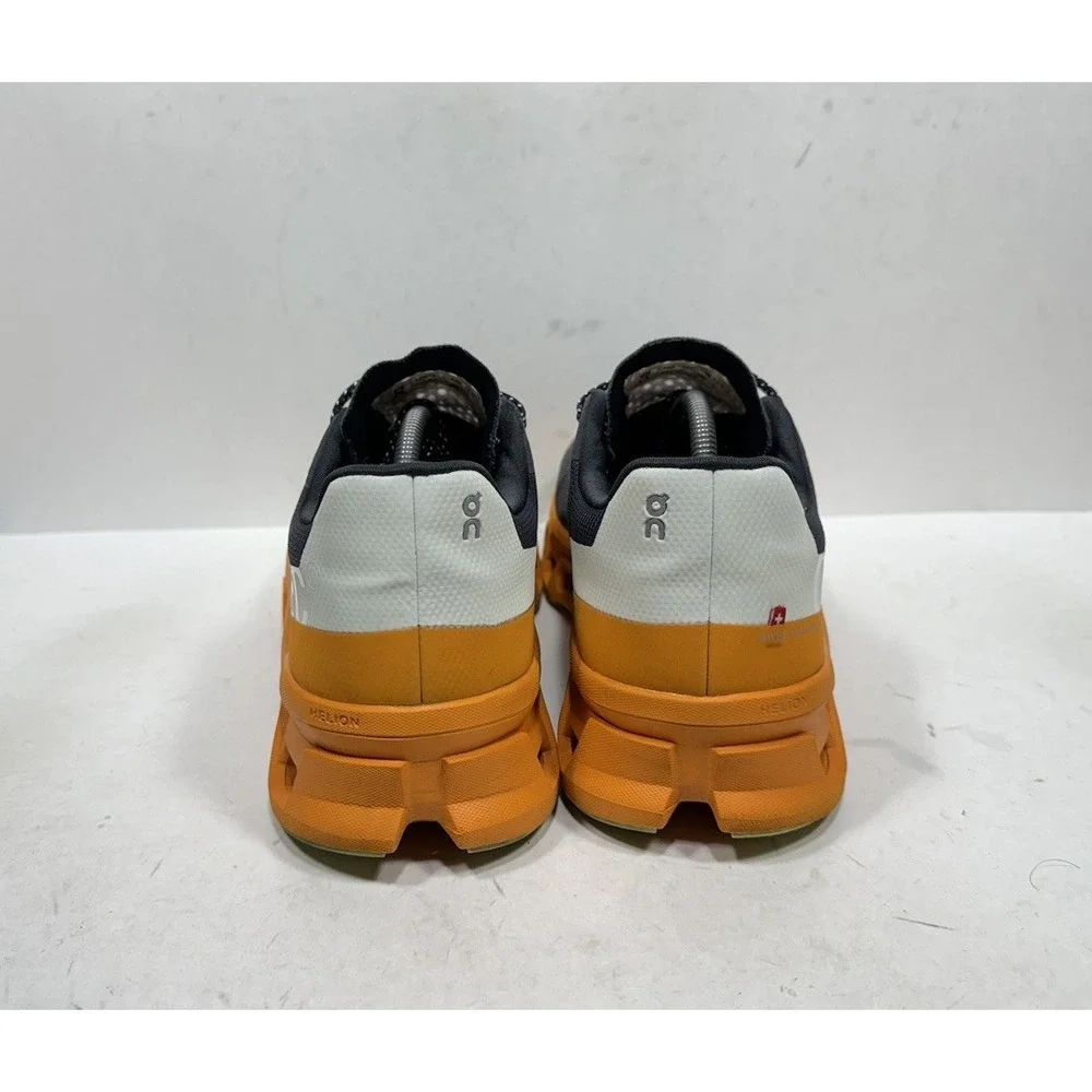 On Cloudmonster Eclipse Turmeric Orange Dark Grey 61.98656 Men's Size 12 Running